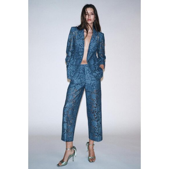 ZARA LACE BLAZER - Picture 2 of 7